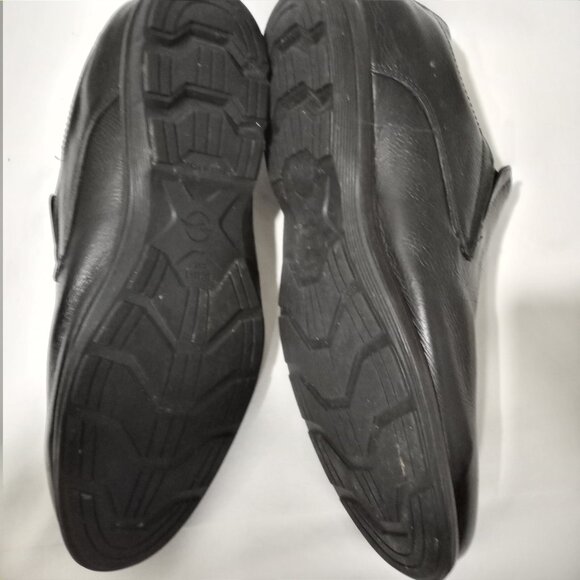 AMERICAN CLASSICS BY DE LA RENTIS SHOES MENS BLACK LEATHER LOAFER SIZE 13 - Picture 9 of 9